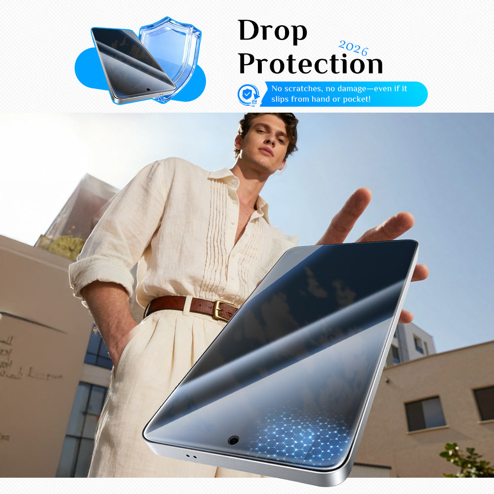 MAGIC JOHN 2nd Generation Samsung Screen Protector - Dust Free Without Bubbles