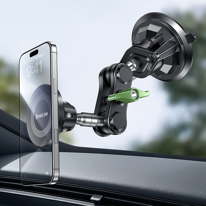 MAGIC JOHN Ultra Durable 360° Rotating Magnetic Car Holder