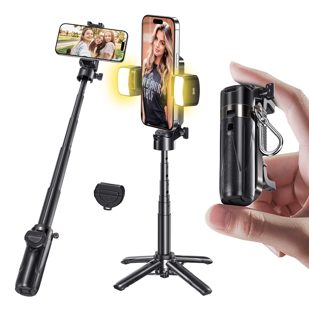 MAGIC JOHN Portable multifunctional selfie stick