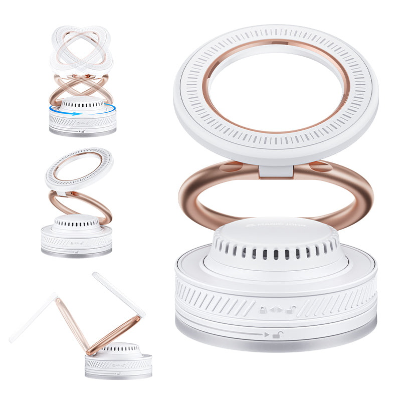 MAGIC JOHN 360° Rotating Magnetic Car Mount with Built-in Fragrance