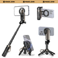 MAGIC JOHN Portable multifunctional selfie stick