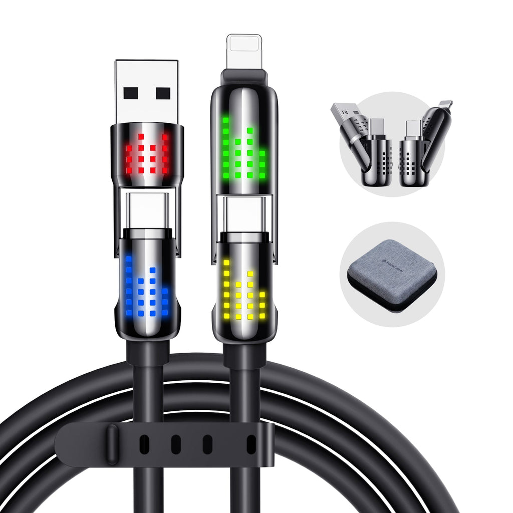 MAGIC JOHN 240W 4-in-1 USB Fast Charging Cable
