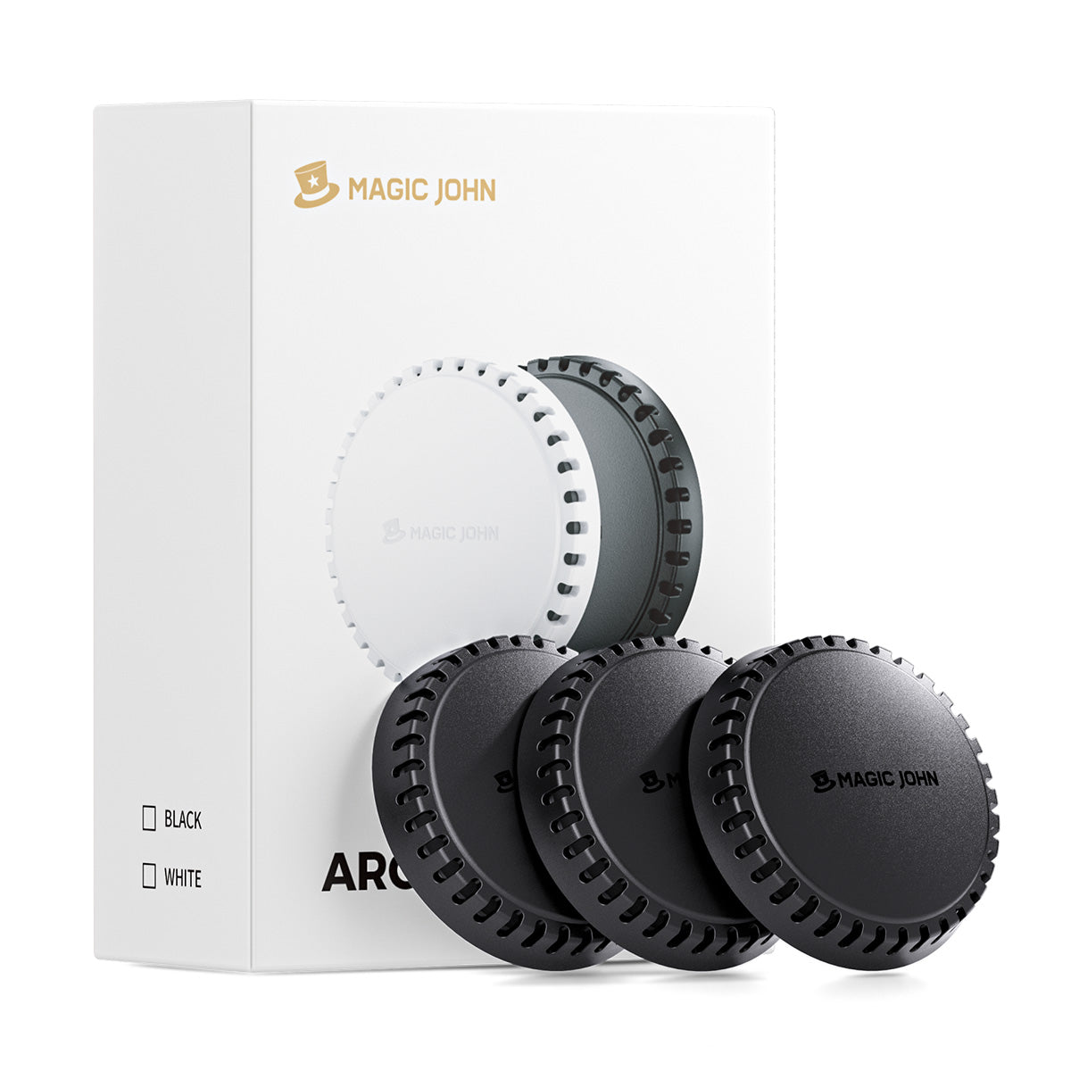 MAGIC JOHN 360° Rotating Magnetic Car Mount with Built-in Fragrance