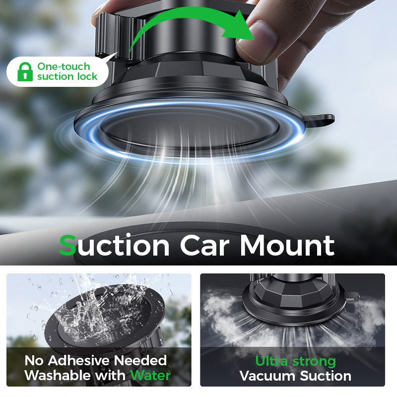 MAGIC JOHN Ultra Durable 360° Rotating Magnetic Car Holder