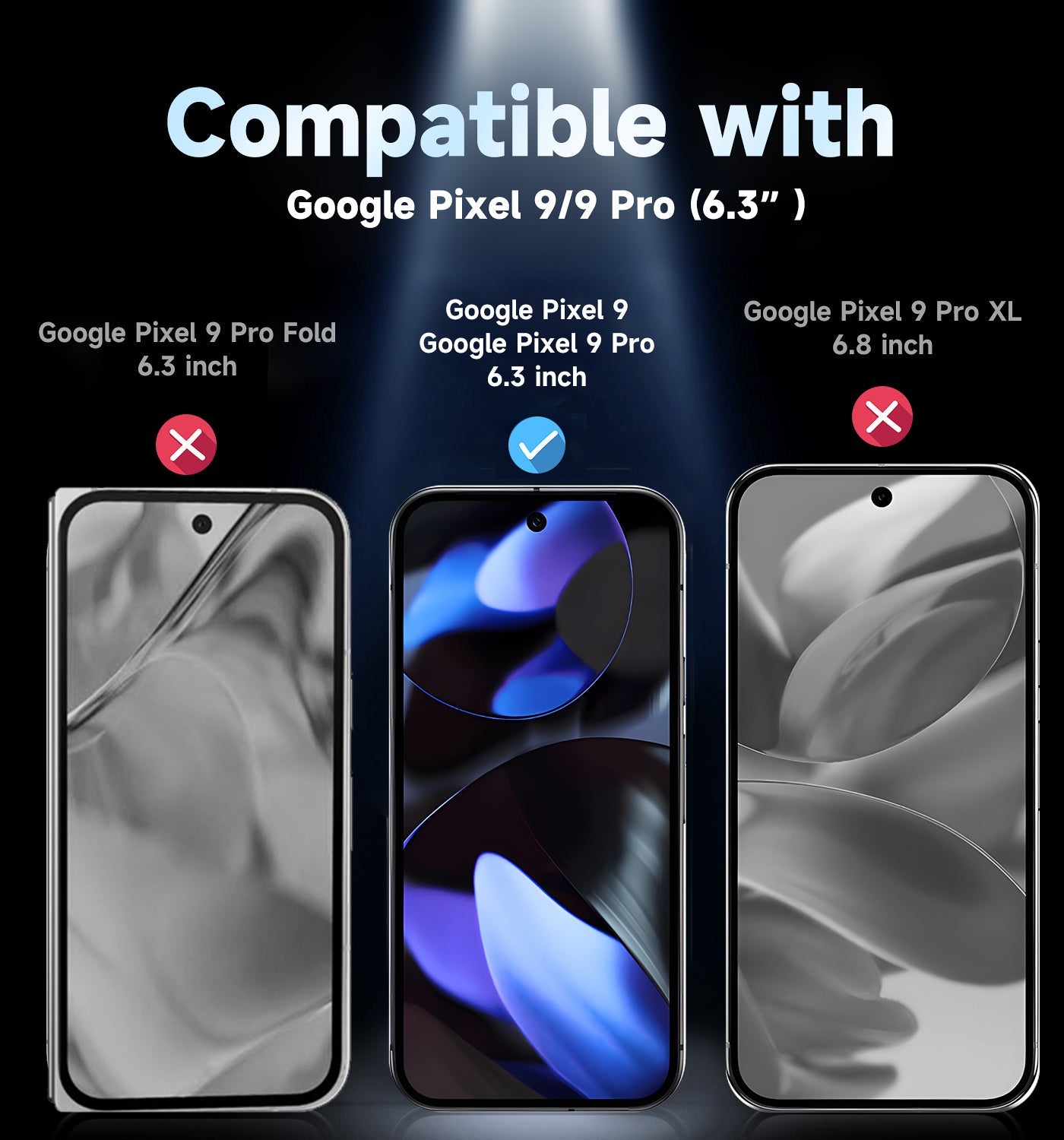 MAGIC JOHN 2nd Generation Google Screen Protector - Dust Free Without Bubbles