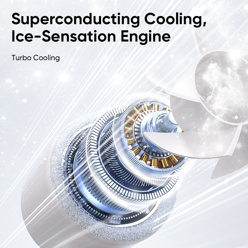 MAGIC JOHN Handheld Fan with Superconducting Tech