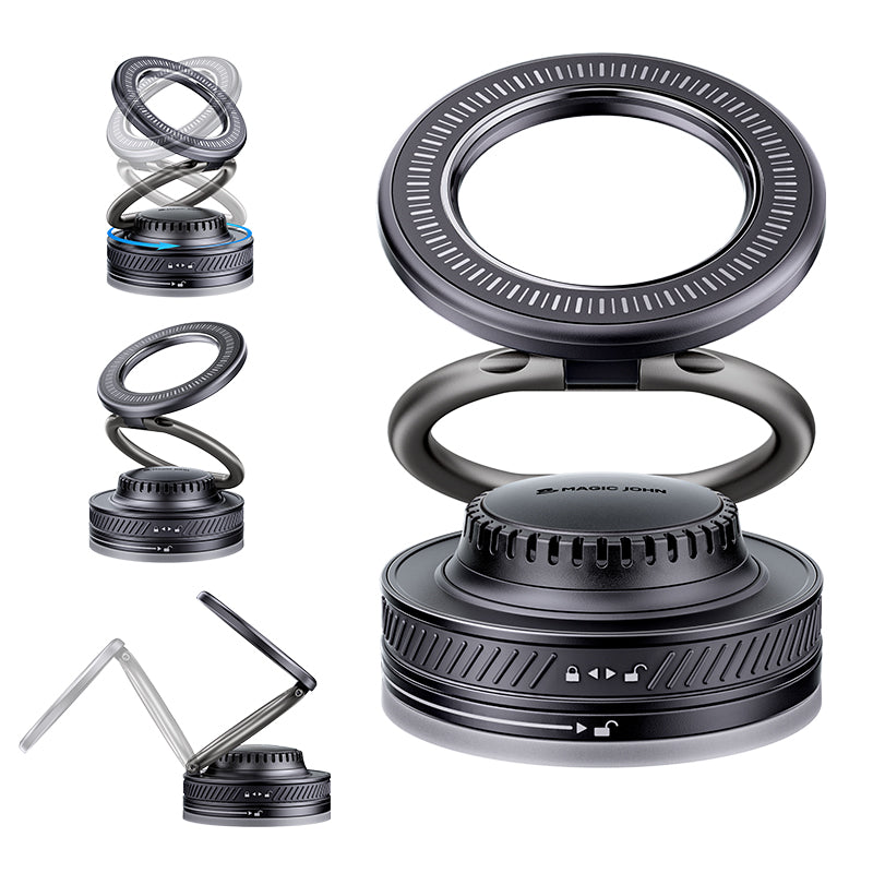 MAGIC JOHN 360° Rotating Magnetic Car Mount with Built-in Fragrance