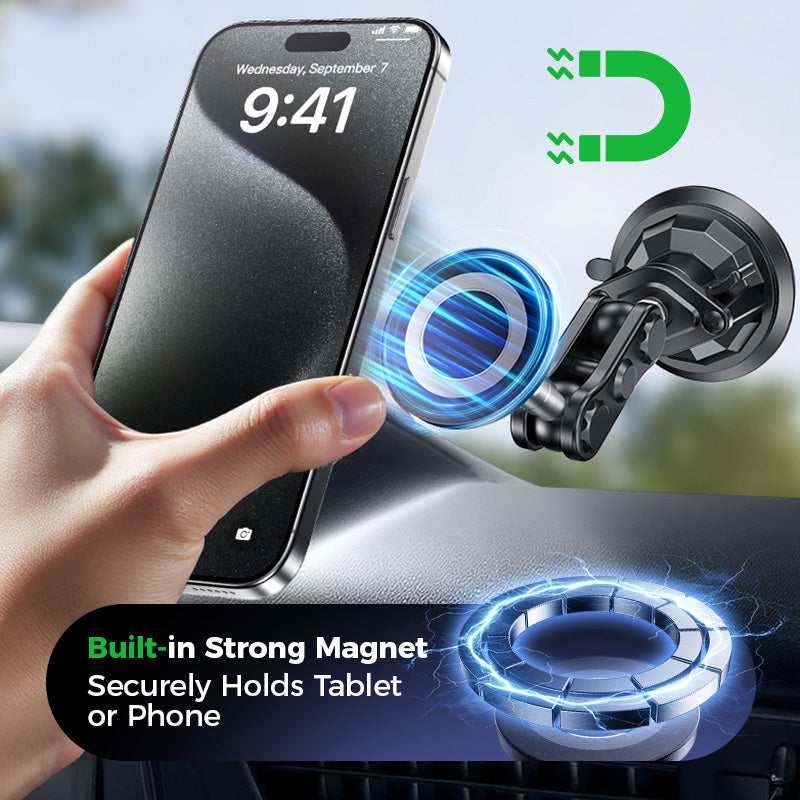 MAGIC JOHN Ultra Durable 360° Rotating Magnetic Car Holder