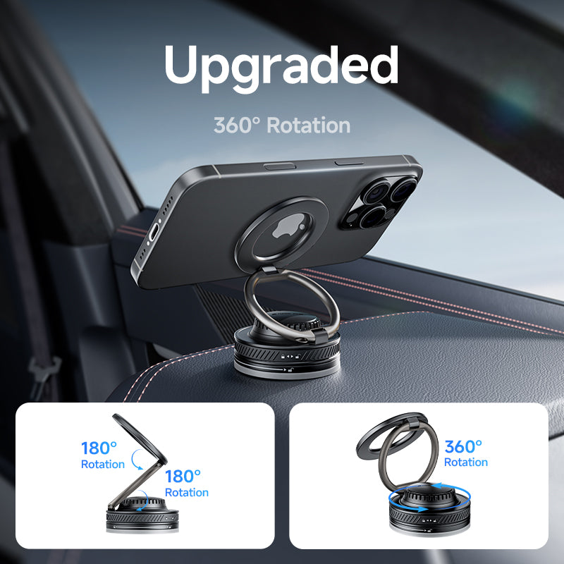 MAGIC JOHN 360° Rotating Magnetic Car Mount with Built-in Fragrance