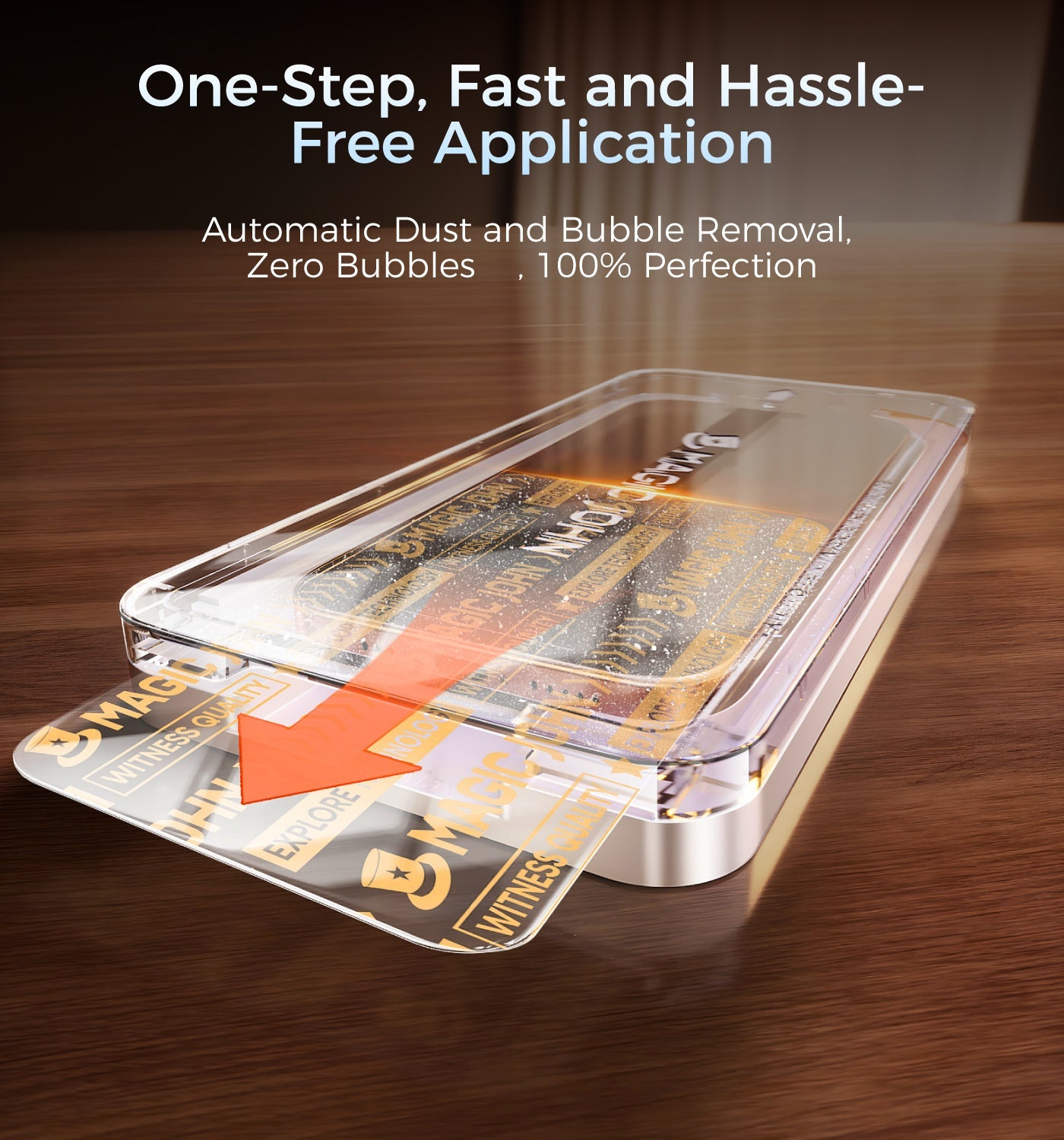 MAGIC JOHN 3rd Generation Screen Protector for Samsung - Automatic Dust Free Eco-Friendly Protection