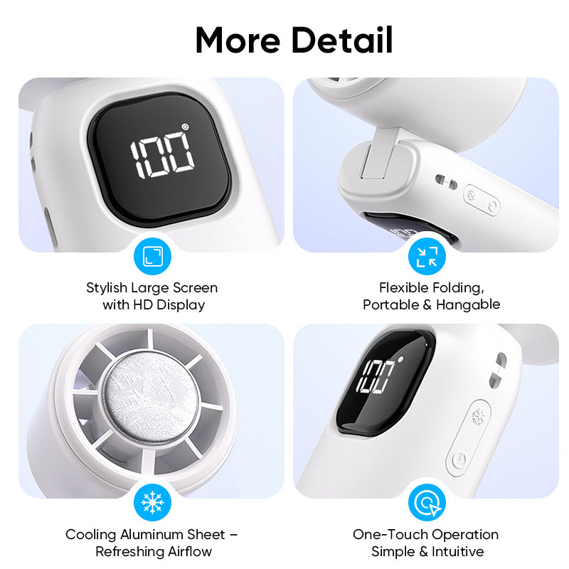 MAGIC JOHN Handheld Fan with Superconducting Tech