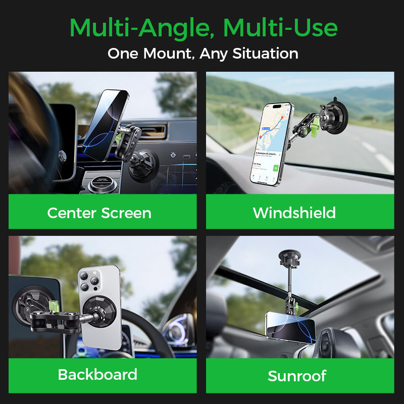 MAGIC JOHN Ultra Durable 360° Rotating Magnetic Car Holder