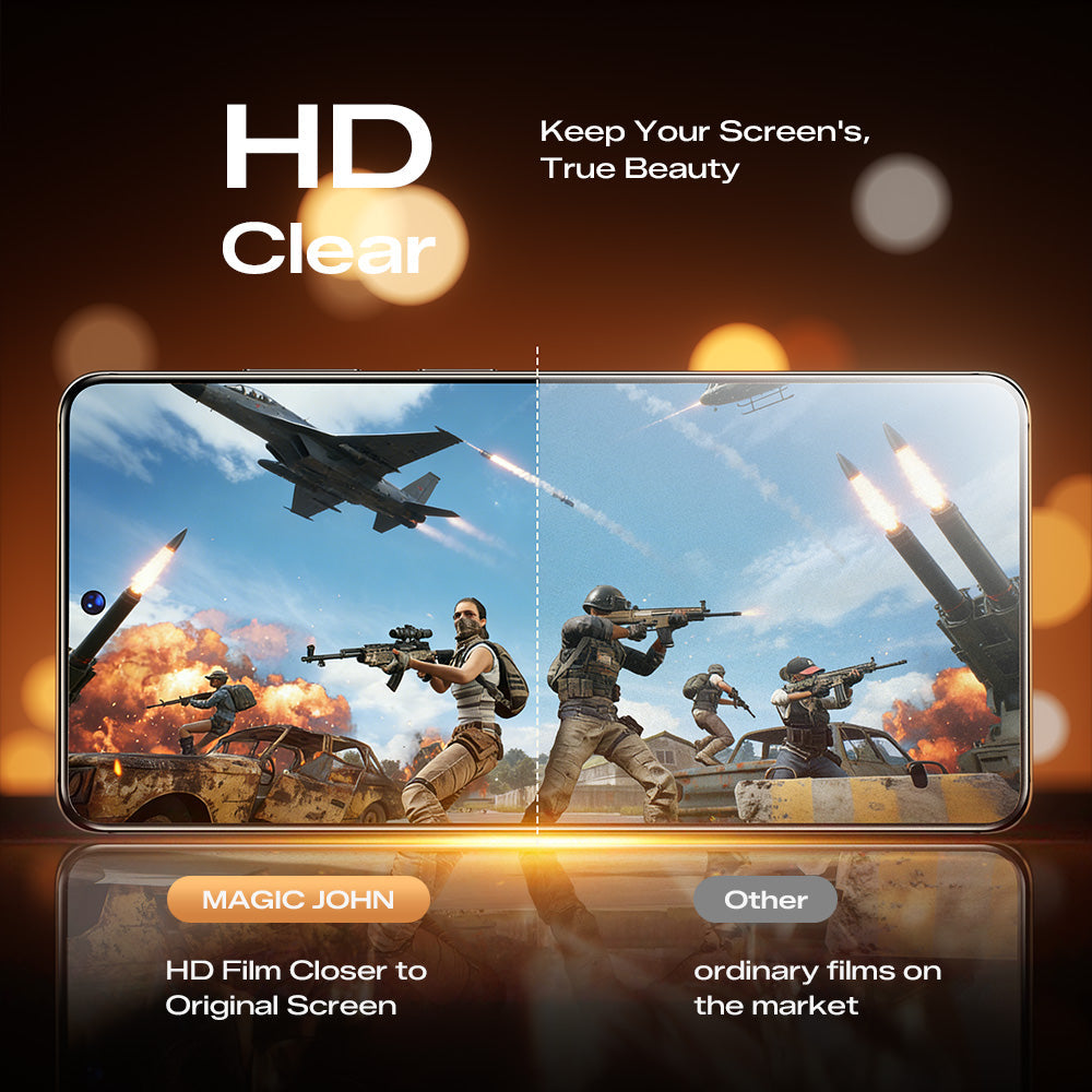 MAGIC JOHN 3rd Generation Screen Protector for Samsung - Automatic Dust Free Eco-Friendly Protection