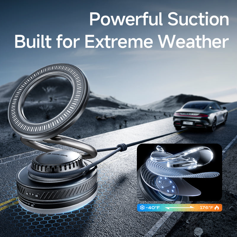 MAGIC JOHN 360° Rotating Magnetic Car Mount with Built-in Fragrance