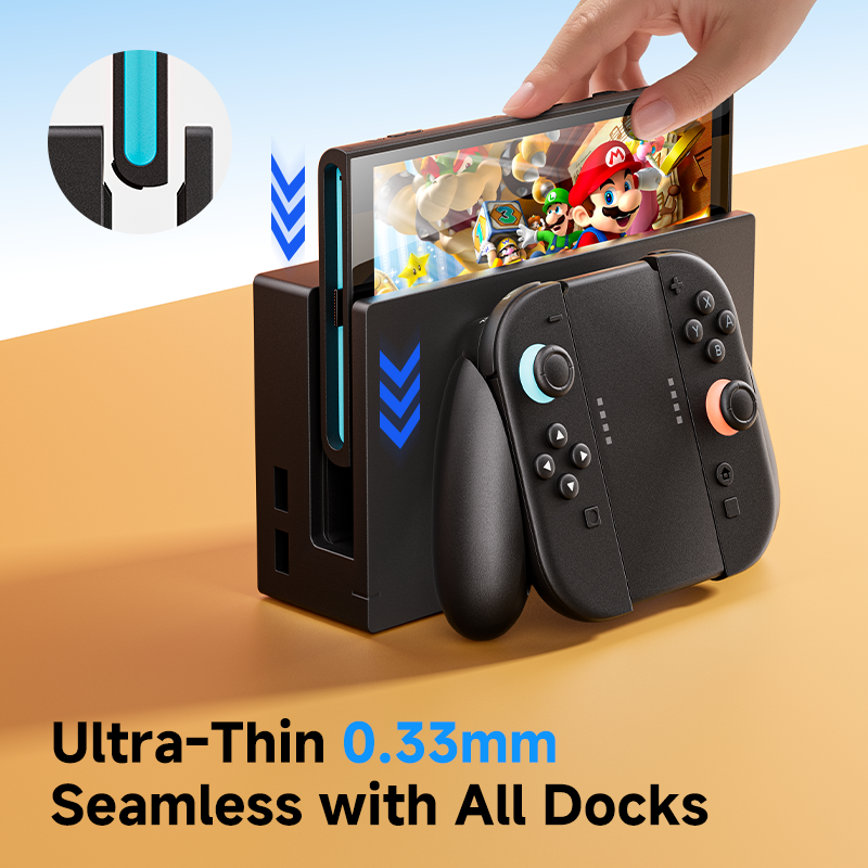 MAGIC JOHN Nintendo Switch 2 Screen Protector - One-Touch Easy Application Ultimate Protection