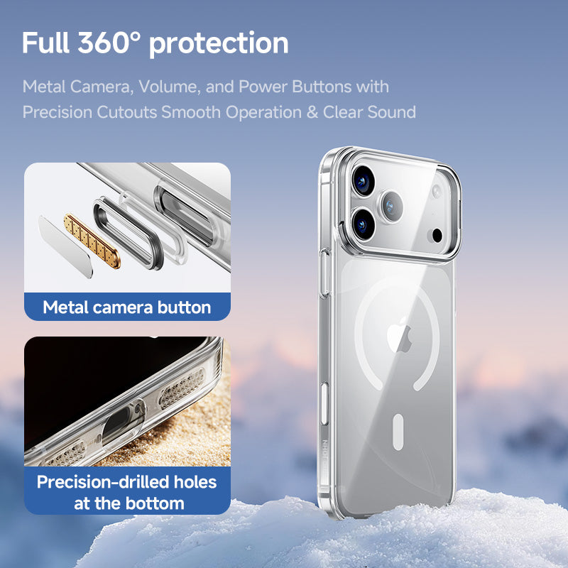 MAGIC JOHN Camera Lens Adjustable Camera Protection Stand iPhone Case