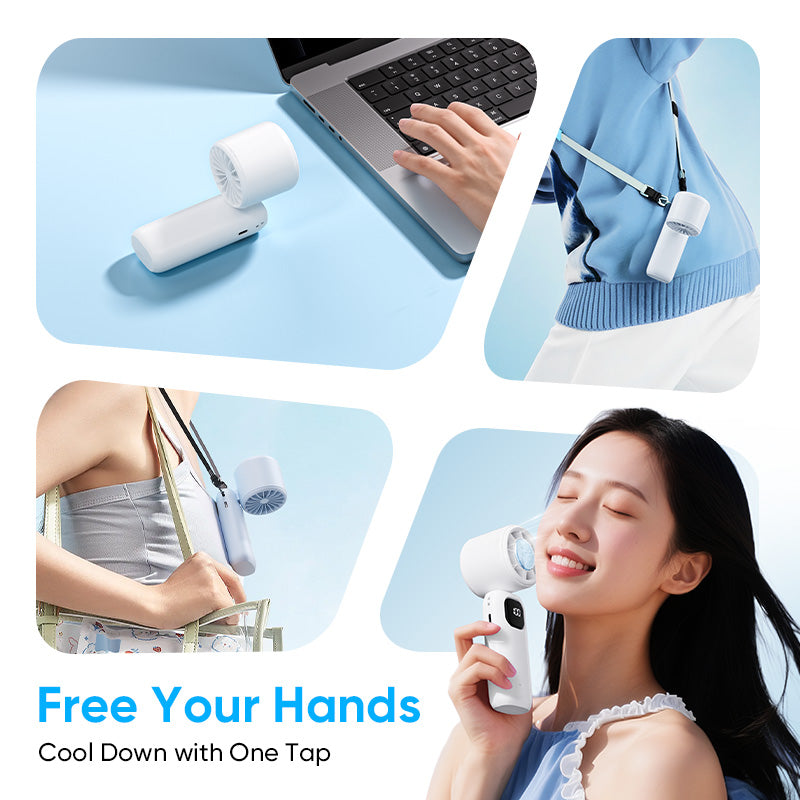 MAGIC JOHN Handheld Fan with Superconducting Tech