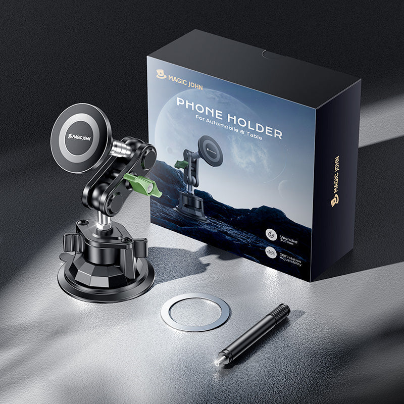 MAGIC JOHN Ultra Durable 360° Rotating Magnetic Car Holder