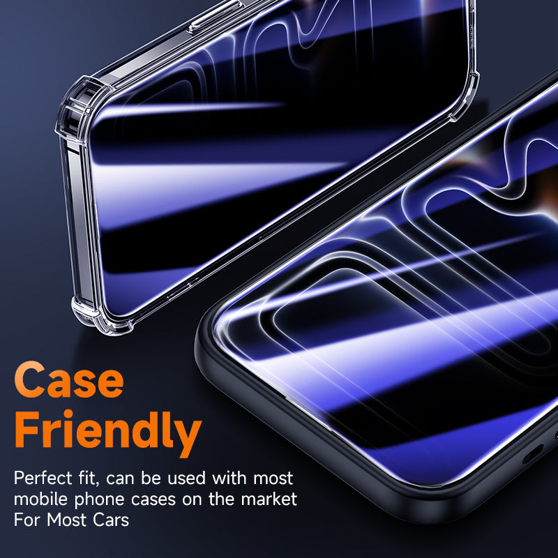 MAGIC JOHN 2nd Generation iPhone 17/ Air/ Pro/ Pro Max Screen Protector - Dust Free Without Bubbles