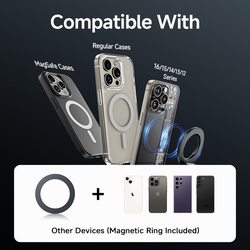 MAGIC JOHN 360° Rotating Magnetic Car Mount with Built-in Fragrance