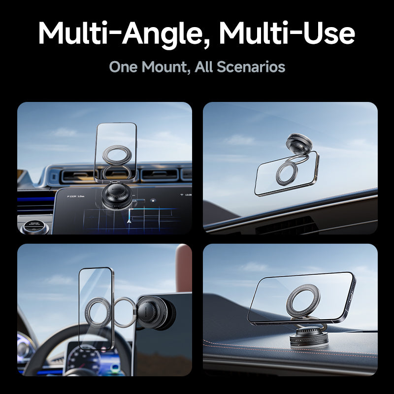 MAGIC JOHN 360° Rotating Magnetic Car Mount with Built-in Fragrance