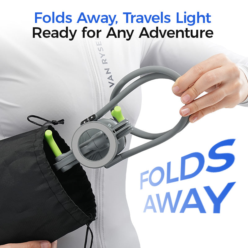 MAGIC JOHN Magnetic Neck Mount Phone Holder with 360° Adjustable & Wearable