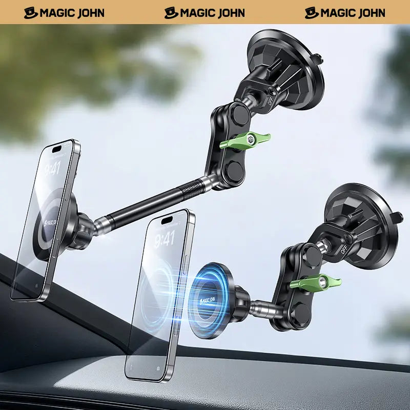 MAGIC JOHN Ultra Durable 360° Rotating Magnetic Car Holder