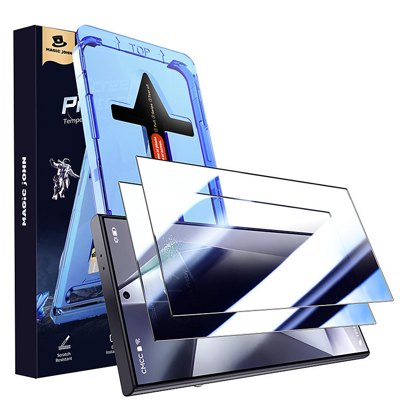 MAGIC JOHN 2nd Generation Samsung Screen Protector - Dust Free Without Bubbles